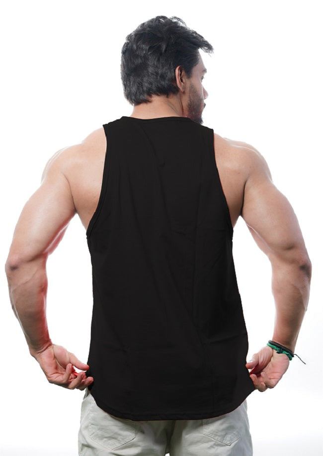 BEAST MODE ON Deep Cut Tank Top for Men