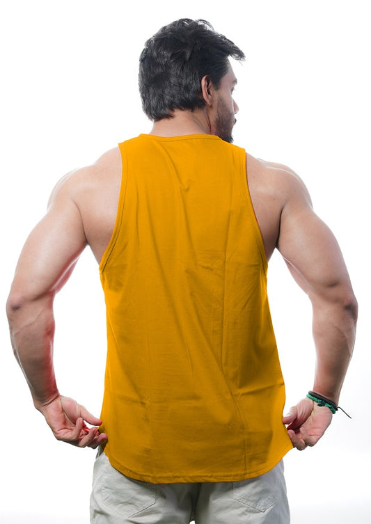 BREAK THE RULES Deep Cut Tank Top Stringer