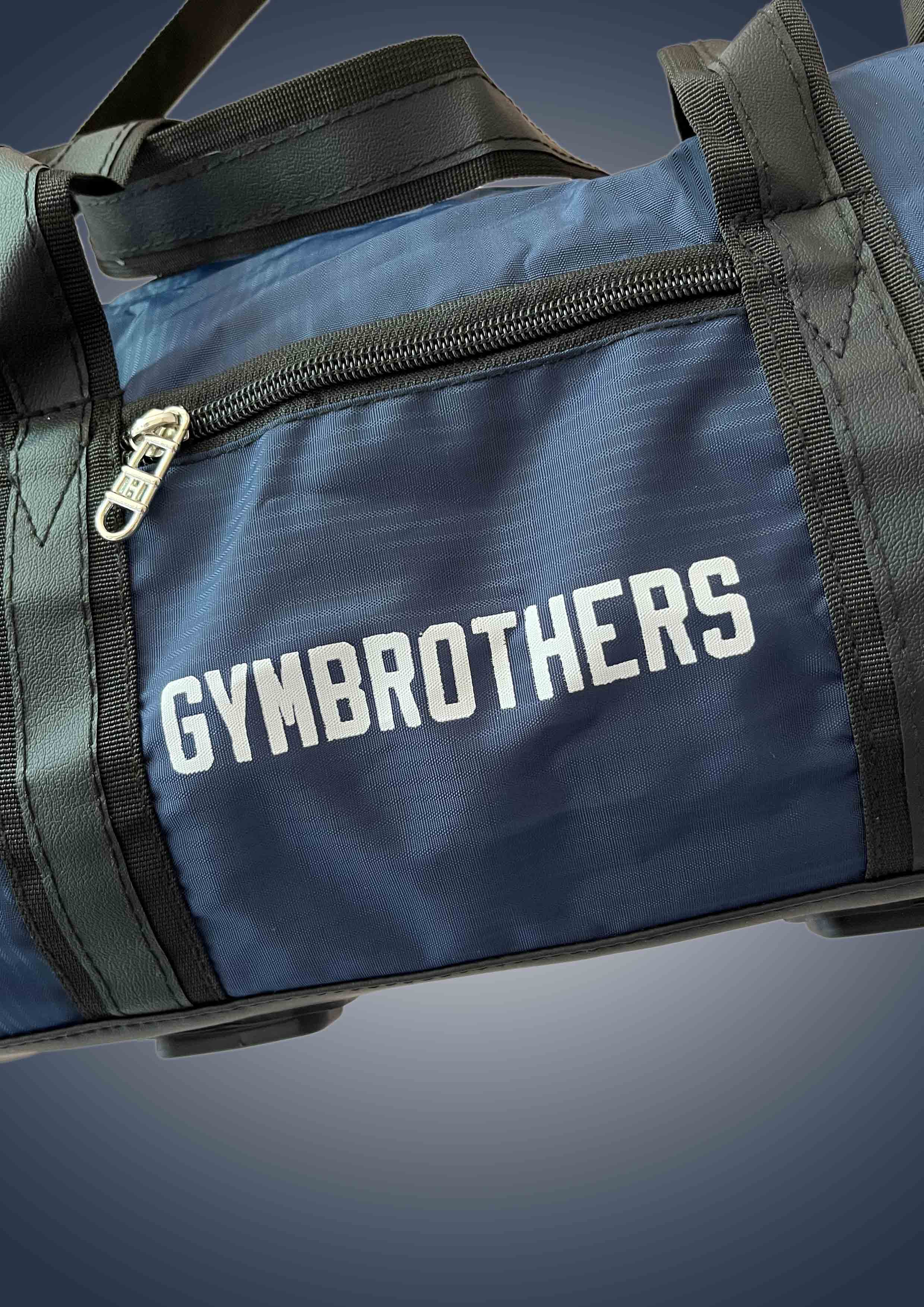 Unisex Navy Blue & Black Colour blocked Gym Training Bag