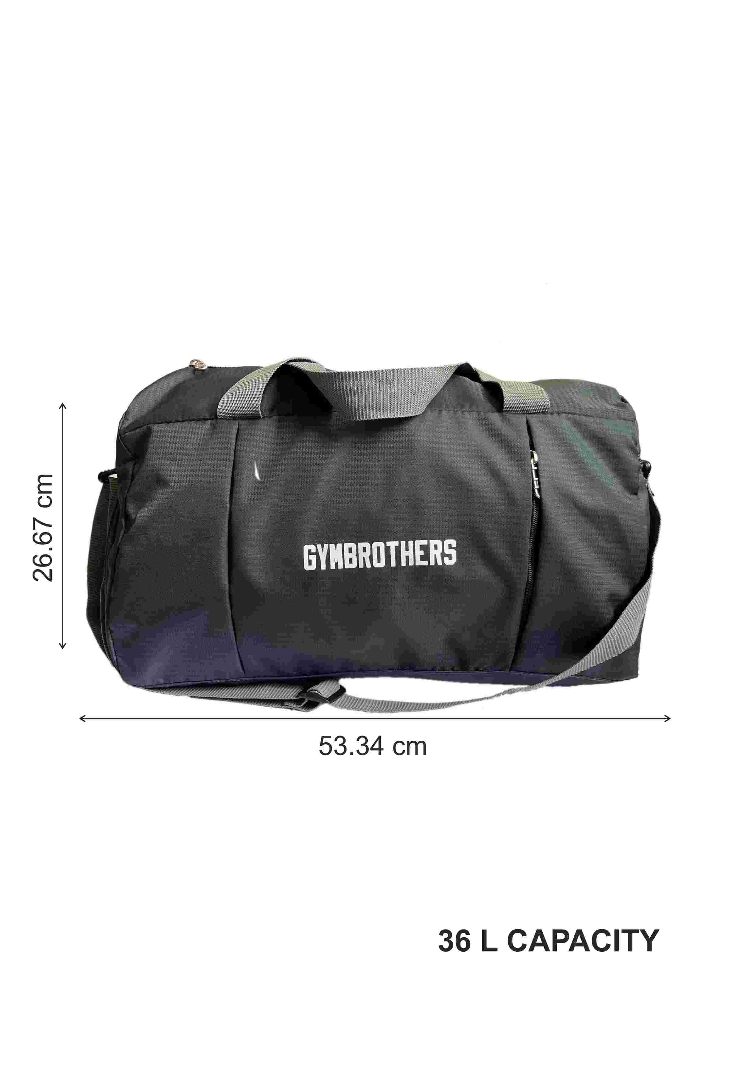 Unisex Grey Gym Training Bag (Large)