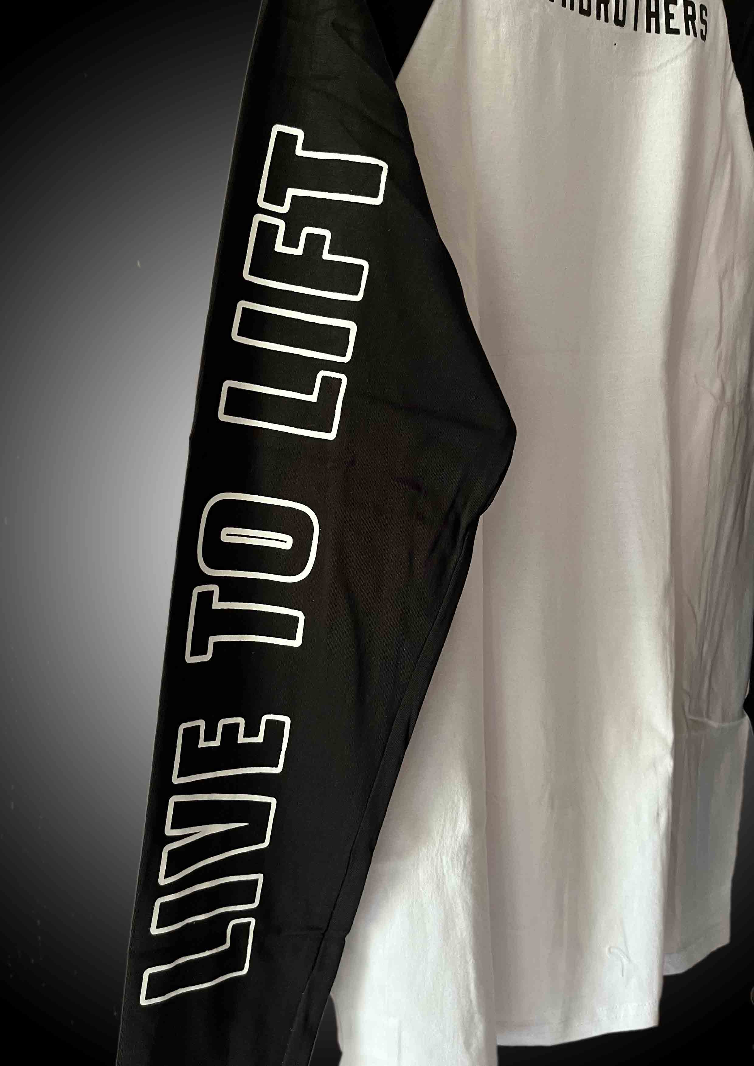 LIVE TO LIFT - Full Sleeve Reglan T-Shirt