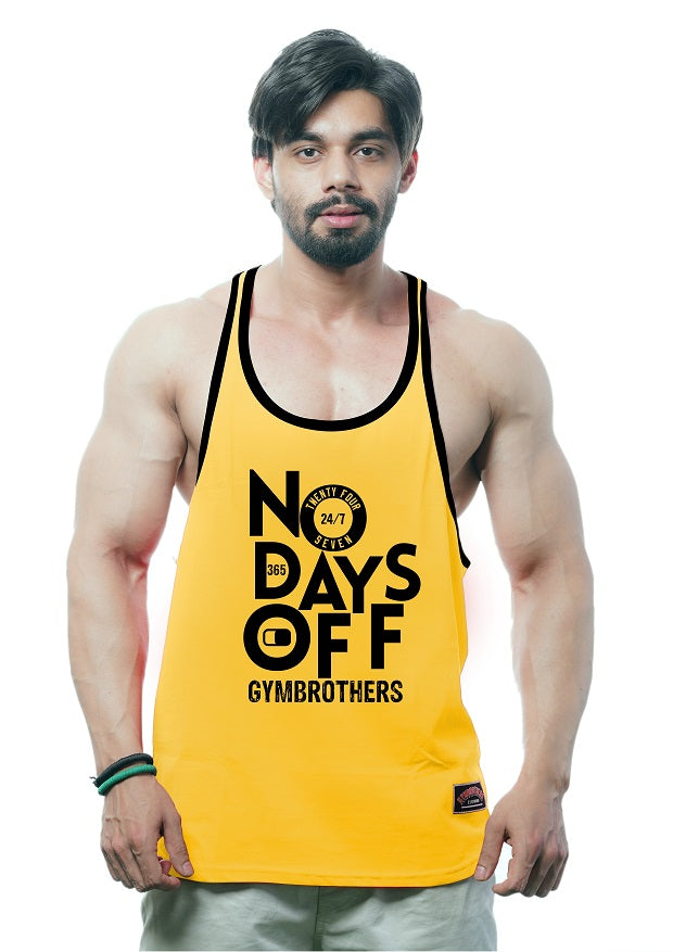 NO DAYS OFF Men's Gym Stringer