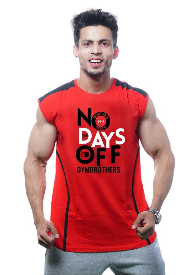 NO DAYS OFF Striped Tank Top Vest