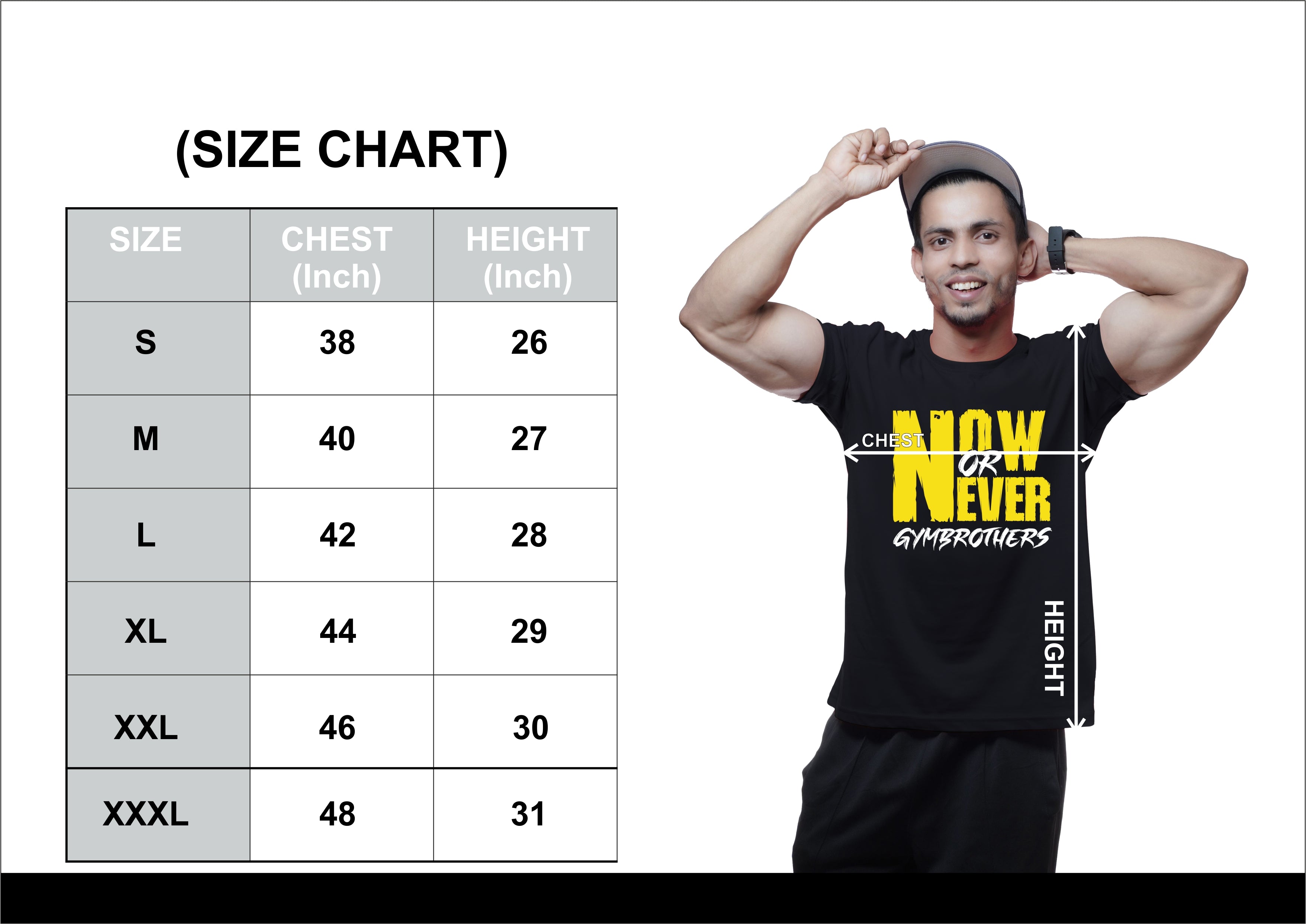 NOW OR NEVER Half Sleeve T-shirt