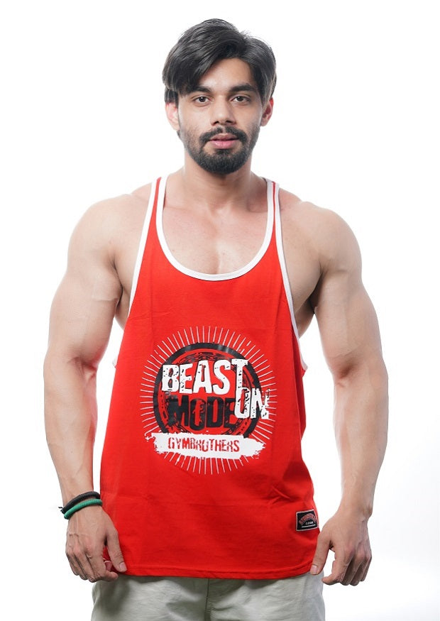BEAST MODE ON Gym Stringer