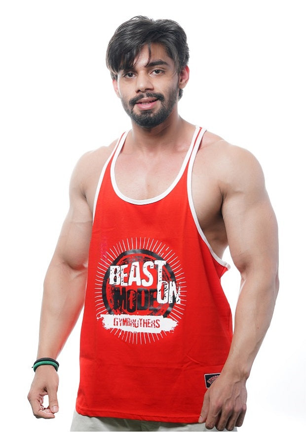 BEAST MODE ON Gym Stringer