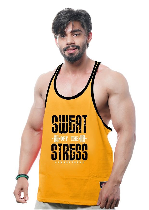 SWEAT OF THE STRESS Men's Gym Stringer